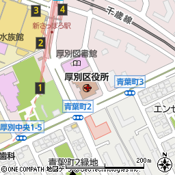 北海道札幌市厚別区の地図 住所一覧検索 地図マピオン