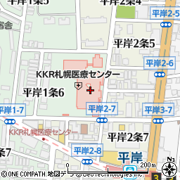 札幌医療センター（ＫＫＲ）周辺の地図