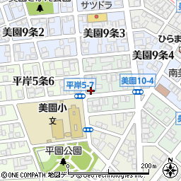 釜寅　札幌豊平店周辺の地図