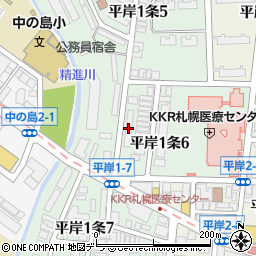 平岸スターハイツＢ－１周辺の地図