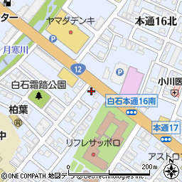 大栄　札幌営業所周辺の地図