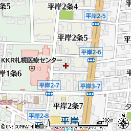 サッポロ珈琲館 平岸店周辺の地図