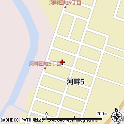 北海道釧路郡釧路町河畔6丁目周辺の地図