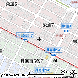 ラッフィット栄通周辺の地図