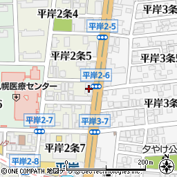 三井のリハウス　札幌豊平センター周辺の地図