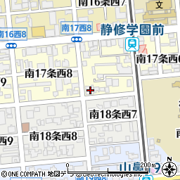 北海道札幌市中央区南１７条西7丁目3-29周辺の地図