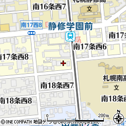 北海道札幌市中央区南１７条西7丁目3-13周辺の地図