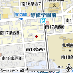 北海道札幌市中央区南１７条西7丁目3-7周辺の地図