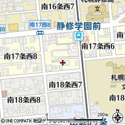 北海道札幌市中央区南１７条西7丁目3-10周辺の地図