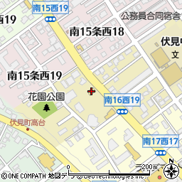 丸亀製麺札幌伏見店周辺の地図