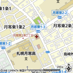 札幌東公共職業安定所周辺の地図