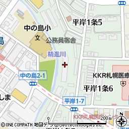 内堀醸造株式会社　札幌営業所周辺の地図