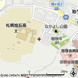 北海道札幌市中央区旭ケ丘5丁目6-18周辺の地図