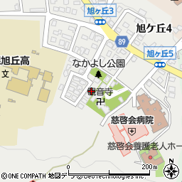 北海道札幌市中央区旭ケ丘5丁目6-29周辺の地図