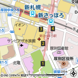 クリスタルジョジョ・新札幌店周辺の地図