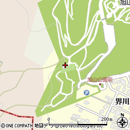 旭山記念公園森の家トイレ４周辺の地図