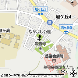 北海道札幌市中央区旭ケ丘5丁目6-32周辺の地図