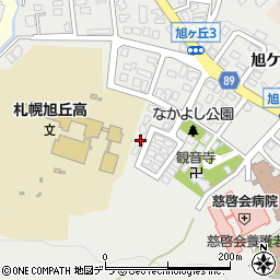 北海道札幌市中央区旭ケ丘5丁目6-15周辺の地図