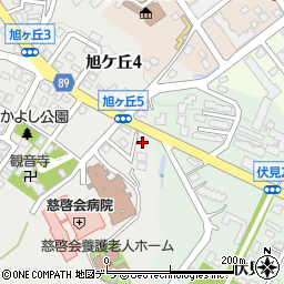 北海道札幌市中央区旭ケ丘5丁目6-63周辺の地図