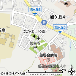 北海道札幌市中央区旭ケ丘5丁目6-40周辺の地図