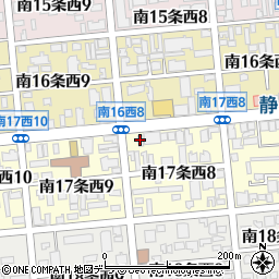 アルファアパルサウス１７周辺の地図