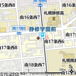 北海道札幌市中央区南１７条西7丁目1-6周辺の地図