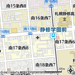 北海道札幌市中央区南１７条西7丁目4-3周辺の地図