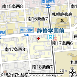 北海道札幌市中央区南１７条西7丁目1-13周辺の地図