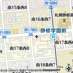 北海道札幌市中央区南１７条西7丁目4-6周辺の地図