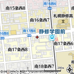北海道札幌市中央区南１７条西7丁目4-5周辺の地図