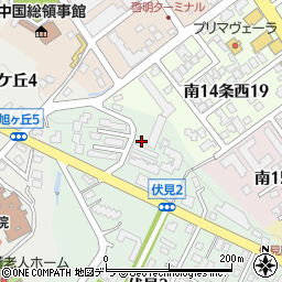リーベンデール伏見弐番館周辺の地図