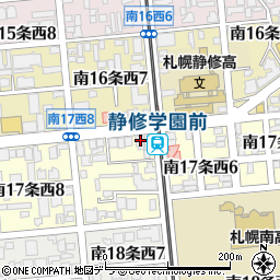 北海道札幌市中央区南１７条西7丁目1-21周辺の地図