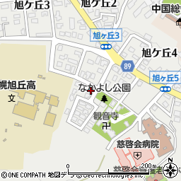 北海道札幌市中央区旭ケ丘5丁目6-7周辺の地図