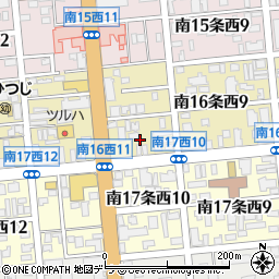 北海道札幌市中央区南１６条西10丁目3周辺の地図