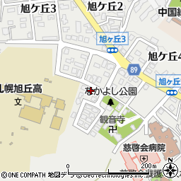北海道札幌市中央区旭ケ丘5丁目6-3周辺の地図