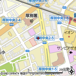 株式会社中央調剤　新札幌中央薬局周辺の地図