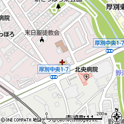 セイコーマート新札幌店周辺の地図