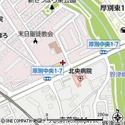 北海道プリマハム株式会社　本社周辺の地図