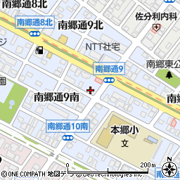 セイコーマート南郷店周辺の地図