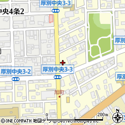 セイコーマート厚別中央店周辺の地図