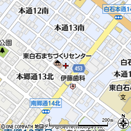 北海道札幌市白石区本通１３丁目南10周辺の地図
