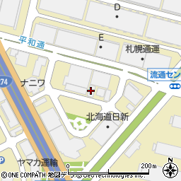 株式会社浜本札幌営業所周辺の地図