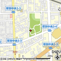 北海道札幌市厚別区厚別中央３条3丁目周辺の地図
