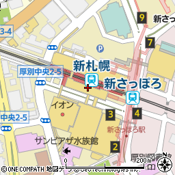 元祖串かつ 恵美須商店 新札幌店周辺の地図
