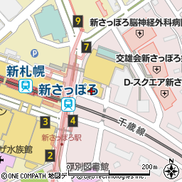 東京スター銀行ホクノー新札幌店 ＡＴＭ周辺の地図