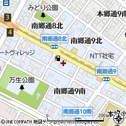 松屋 南郷通店周辺の地図