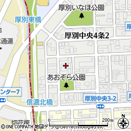 北海道札幌市厚別区厚別中央４条2丁目28周辺の地図