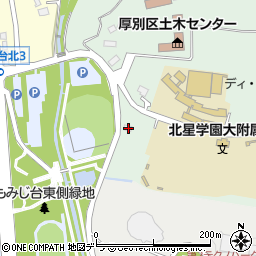 北海道札幌市厚別区厚別町下野幌39周辺の地図