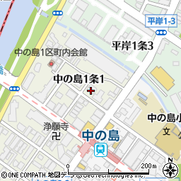 コムズ幌平橋周辺の地図