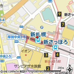 サイゼリヤ 新札幌駅ビル店周辺の地図